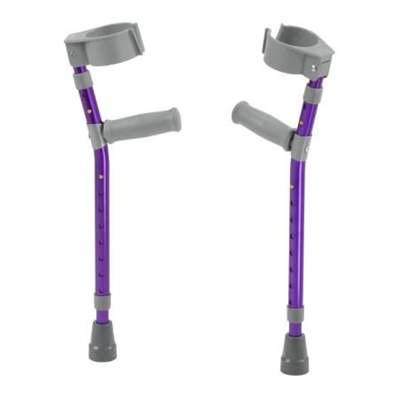 Drive Medical Drive Medical Pediatric Forearm Crutches, Small, Wizard Purple, Pair FC100-2GP